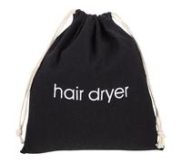 WRITWAA Hair Dryer Bag Drawstring Pouch Dust-Proof Storage Organizer for Hotel Home Guest Room Travel 33.00 X 30.00 X 0.50 Cm 1 X Storage Pouch
