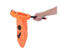 WRITWAA Halloween Candy Bag with Handle Stick, Trick Or Treat Bag
