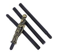 WRITWAA Halloween Egyptian Scepter Costume Accessory Bronze Ancient Themed Dress Up Cane with Mystical Pharaoh Design for Boys Party Prop