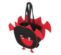 WRITWAA Halloween Treat Bags Candy Pouch for Made of Felt with Cartoon Patterns, Light in Weight and Safe to Store Chocolate or Cookies, for Halloween Party and Trick or Treating