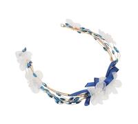 WRITWAA Handcrafted Soft Clay Leaf Bridal Headpiece Elegant Hair Accessories for Wedding Veils Versatile Styling for All Hair Types Dreamy and Graceful Bridal Look