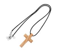 WRITWAA Handmade Cross Pendant Necklace for Men and Women Spiritual Wood Jewelry Artisan Carved Faith Based Accessory Unique for Baptism and Religious Occasions