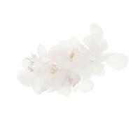 WRITWAA Handmade Floral Hair Clip for Brides Lightweight Wedding Veil Accessory Elegant Flower Girl Decor for Romantic Weddings