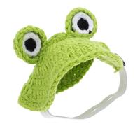 WRITWAA Handmade Frog Shape Turtle Christmas Sweater for Small Tortoise with Woolen Yarn, Snug Fit and Warmth, for Turtle Christmas Party and Winter Gatherings