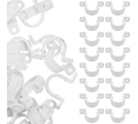 WRITWAA Hanger and Supports 60pcs White Conduit Clamps with Convenient Installation for Stainless Steel Hose