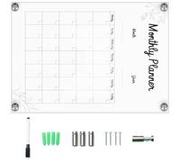 WRITWAA Hanging Memo Board Acrylic Erasable Message Sign Lightweight Environmental Protection No Odor Pendant for Home and Anywhere You Want