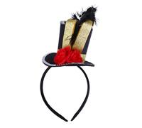 WRITWAA Hat Headdress Army Cap Hat Circus Headpiece for Boys and Girls Costume Headband Halloween Hair Hoop