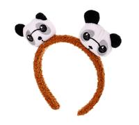 WRITWAA Headband for Facial Women's Spa Headband Panda Cartoon Hair Band Face Washing Hair Accessories for Women