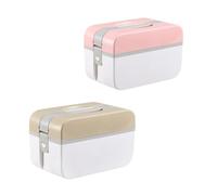 WRITWAA High-Capacity Portable Multi-Functional Medicine Storage Box with Lockable Plastic Case Lightweight for Home and Schools Emergency Use