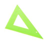 WRITWAA High Precision Blind People Triangle Ruler with Tactile Design Ergonomic Grip Durable Measuring Tool for Teaching Gadgets School Learning Supplies Professional Drafting