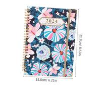 WRITWAA Household Planner Notebook with Dividers Portable Spiral Academic Organizer for Work Memo Pads and Notes Smooth Writing Paper for Office Travel Teachers and Daily Planning