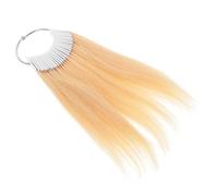 WRITWAA Human Hair Color Samples 30Pcs Real Hair Color Testing Rings for Salon Dyeing and Styling Techniques