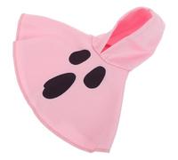 WRITWAA Inch Desktop Goose Halloween Costume in Pink Polyester Cloth, Reusable and Easy to Use Witch and Ghost Themed Cape for Mini Goose Statue, for Front Door or Halloween Party