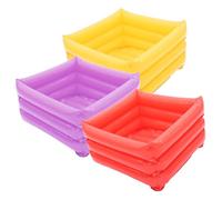 WRITWAA Inflatable Foot Bath Tub Foldable Basin with Drain Pvc Material for Home and Travel Foot Soaking