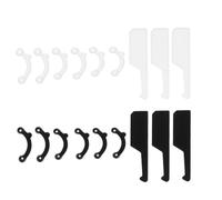 WRITWAA Invisible Nose Shaper Tool 18pcs Nose Lifting Inserts Beauty Shaping Device for Makeup Support Black and White S/m/l Sizes Suitable for Daily Use and