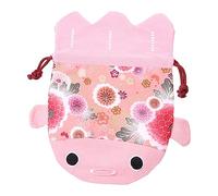 WRITWAA Japanese Style Goldfish Drawstring Pouch Brocade Bag for Weddings Parties and Holidays Unique Present Storage for Jewelry Cosmetics and More