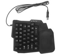 WRITWAA Key Mechanical Feel Backlit Gaming Keyboard, Abs Black, Easy to Install, for Playing Games at Home, Young Users