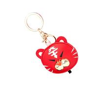 WRITWAA Keychain Pendant Cute Tiger Modeling Year Key Chain Cartoon Key Ring Tiger Hanging