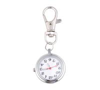 WRITWAA Keychain Pocket Watch Large Numbers for Men Women and Boy Girl Classic Quartz Design Luminous Hands for Easy Reading Dark for Couples and Nurses