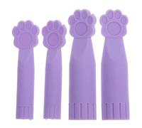WRITWAA Knitting Needle End Caps 4Pcs Lightweight Cat Paw Stoppers for Wool Knitting Tools Portable Craft Accessory