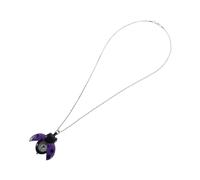 WRITWAA Ladybug Pocket Watch Necklace Cute Quartz Pendant Charm for Women Small Animal Keychain Decoration for Handbags and Everyday Accessories