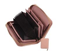 WRITWAA Large Capacity Card Holder Pouch Portable Card Organizer Multiple Slots for Business Stylish Design for Home Office Travel Use
