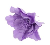 WRITWAA Large Floral Fascinator Headband Lightweight Comfortable Cloth Flower Headdress for Weddings Festivals Tea Parties Special Occasions