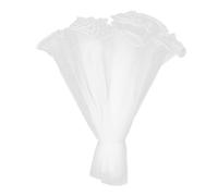 WRITWAA Large-sized White Polyester Flower Wrapping Paper for Bouquets and Flowers Floral Wrap for Shop and Family Use Beautiful Bouquet Packing Material