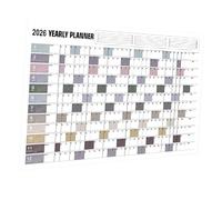 WRITWAA Large Wall Calendar Oversized Yearly Planner with Clear Print for Home Office Classroom Minimalist Design Hard Paper Monthly Organizer