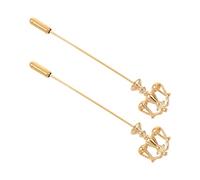 WRITWAA Lawyer Justice Lapel Pins 2Pcs Libra Scale Brooch Metal Pins for Work Shirt Professional Dress Collar Accessory