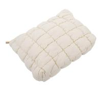 WRITWAA Lightweight Down Makeup Bag Organizer with Grid Design for Women, Portable Cosmetic Pouch for Travel and Business Trips, Protecting Cosmetics and Keeping Items Neatly Stored