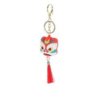 WRITWAA Lion Dancing Keychain Decor Chinese Style Keychain Pendant Unique Keychain Accessory for Bag