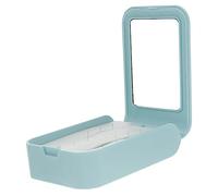 WRITWAA Lipstick Storage Case Mirror Portable Travel Lipstick Holder for Easy Cosmetic Organization for Women The Go for Birthdays and Holidays