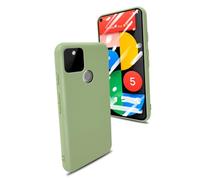 WRITWAA Liquid Silicone Phone Case with Lanyard Shockproof Soft-touch Full Coverage Protective Shell Anti-scratch Drop-resistant Design Easy to Install Comfortable Grip in Light Green