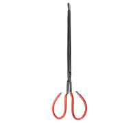 WRITWAA Long Handle Trash Picker Grabber Tool 50cm Metal Litter Clamp for Garden Clean-up Ergonomic Waste Paper Collector for Sanitation Workers and Outdoor Use