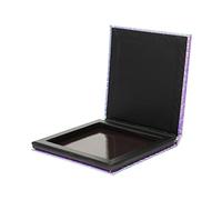 WRITWAA Magnetic Mermaid Eyeshadow Palette Empty Makeup Tray Small 10x10x1.4cm Cosmetic Organizer Color-changing Fish Scale Pattern for Professional and Travel Use