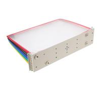 WRITWAA Magnetic Wall-mounted File Rack with 10 Pockets for Stable Display and Space-saving Design, Suitable for Home Office and Mail Sorting, Holds to Ten A4 Documents