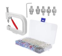 WRITWAA Manual Beading Machine Pearl Setting Tool for DIY Crafts with Iron and Abs Material, Round Pearl Mounting Press Suitable for Studs and Skirts, Elegant Embellishments for Daily Wear