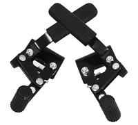 WRITWAA Manual Wheelchair Brake Replacement Parts Left and Right Pair Single Clamp Design Black Wheel Lock Assembly with Top Screw Fixing Anti-Slip Parking Handbrake for Wheelchair