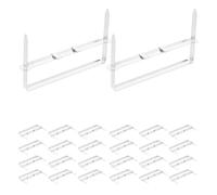 WRITWAA Metal File Binder Clips 100Pcs Silver 8Cm Practical Fasteners for Everyday Office and School Use