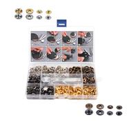 WRITWAA Metal Snap Fastener Kit with Installation Tools and Storage Box and Colors DIY Buttons for Sweaters Coats Jackets Bags and Clothing Repairs