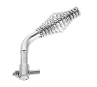 WRITWAA Metal Stove Handle Replacement and Secure Seal with Spring Loaded Design Classic Look and Timeless Design and Boiler Coal Stove Accessories Universal Fit for Fireplace Door