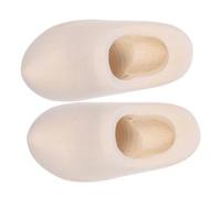 WRITWAA Miniature Blank Wooden Shoes for Doll House DIY Crafts Smooth Surface Dutch Clogs Lightweight Wooden Doll Shoes for Decoration