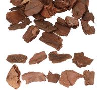 WRITWAA Miniature Cork Bark Pieces for Architectural Model and Fairy Garden Natural Reptile Bark Bedding for Sand Table Landscaping