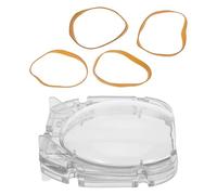 WRITWAA Moon Candle Mold Flat Shape Mold for DIY Aromatherapy Candles with Rubber Band and Flexible for Handmade Crafting and Home Decoration