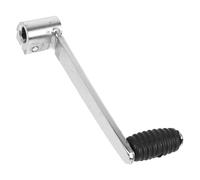 WRITWAA Motorcycle Gear Shift Lever, Aluminum Silver, 13mm Mount | Smooth Shifting Mechanism, Anti-slip Toe Pad, Easy Mounting, for Motorcycle Upgrades and Maintenance