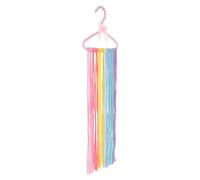 WRITWAA Multi-functional Bow Organizer for Girls Hair Bows and Clips, Decorative Cloth and Plastic Hair Clip Storage Holder with Easy Installation, for Girl's Bedroom Decoration
