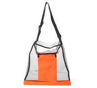 WRITWAA Mushroom Harvesting Bag: Mesh Fruit Harvest Pouch with Pocket Breathable - Adjustable Strap Produce Basket for Outdoor Foraging Gathering Wild Plants