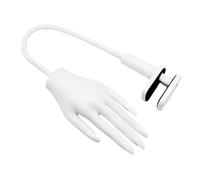 WRITWAA Nail Art Practice Hand Model Acrylic Nails Practice Hand Reusable Manicure Tools