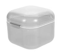 WRITWAA Nail Art Tool Soaking Box Grinding Head Soaking Box for Manicure Tool Case Nail Drill Bits Holder Sterilizer Function for Remover Bowls and Cleaning Container